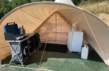 Tente Tipi camping Ferme de Simondon