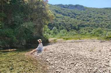 Baignade en rivière