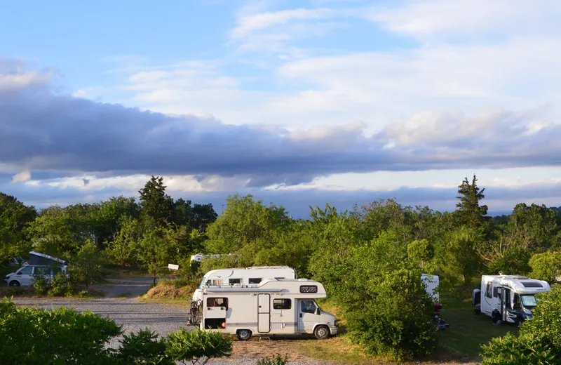 aire de camping Car sud Ardèche