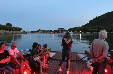 soirée sur le fleuve
