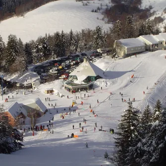 Downhill ski resort – La Croix de Bauzon