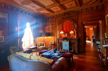 Château de Montivert, le grand salon