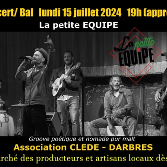 Concert/Bal with LA PETITE ÉQUIPE as part of the producers and craftsmen market