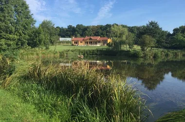 Gîte des Etangs de Bairon, chalet de charme dans un parc arboré avec ses 3 étangs