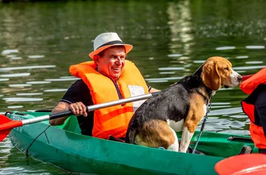 canoeing with your dog