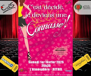 Théâtre “C’est décidé je deviens une connasse!”