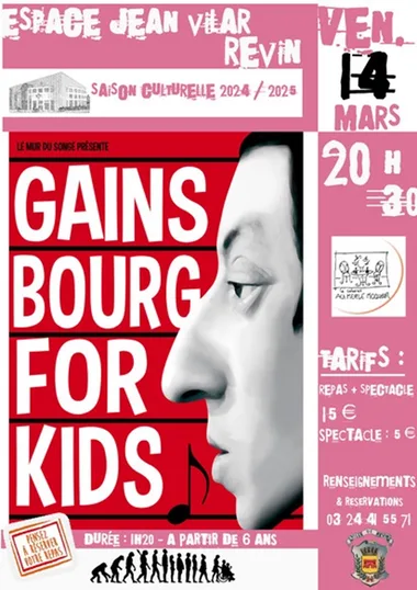 Gainsbourg for kids Le 14 mars 2025