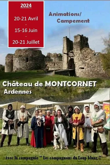 Animations campement au château de Montcornet Du 15 juin au 21 juil 2024