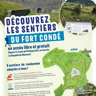 Fort Condé : Le sentier des bornes
