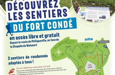 Fort Condé : Le sentier des bornes