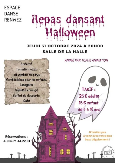 Repas dansant Halloween