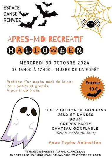 Après-midi récréatif d’Halloween