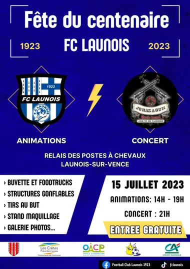 Fête du centenaire FC Launois