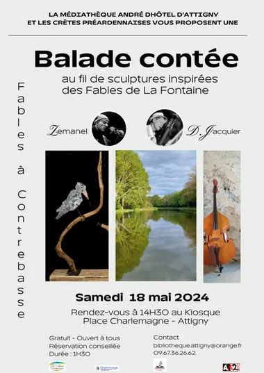 Balade contée - "Fables à contrebasse" Le 18 mai 2024