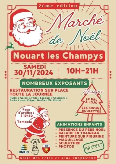 Marché de Noël - Nouart Le 30 nov 2024