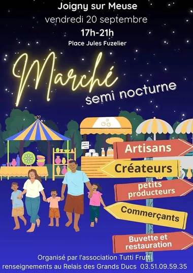 Marché semi-nocturne