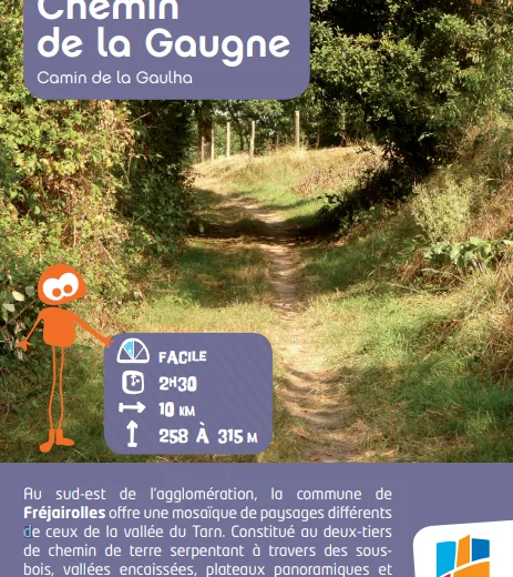 chemin de la Gaugne - 在阿爾比派中行走
