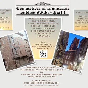 Les métiers et commerces oubliés d’Albi – visite guidée