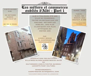 Les métiers et commerces oubliés d’Albi – visite guidée