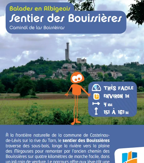 Bouissières trails - walks in Albigensian
