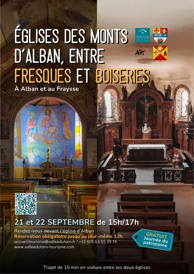 Visite des églises de Monts d’Alban – Journées Européennes du Patrimoine 2024