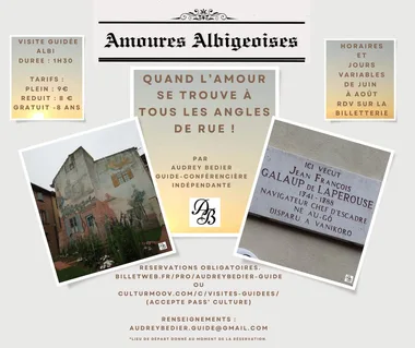 Amoures albigeoises – visite guidée