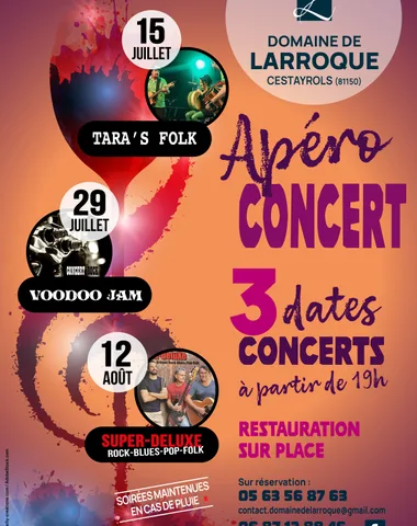 Apéro Concert au Domaine de Larroque