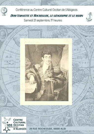 Conférence : « Dom Vaissette et Rochegude, le géographe et le marin »