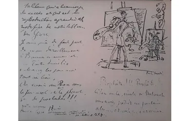 corrispondenza-illustrata-Toulouse-Lautrec-Albi