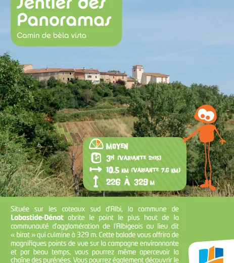 panorama trails - walks in Albigensian