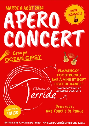 Apéro concert au Château de Terride