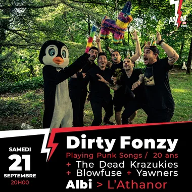 DIRTY FONZY + THE DEAD KRAZUKIES + BLOWFUSE + YAWNERS