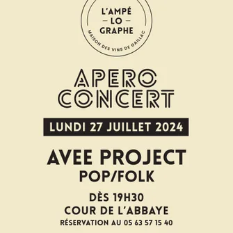 Apéros Concert  – Ampélographe Maison des  vins de Gaillac