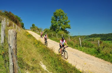 Mountain bike Carladez: collegamento Thérondels - Mur-de-Barrez