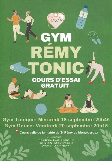 Cours d’essai Gym Rémy Tonic