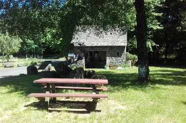 Picknickplaats bij het La Fage-bekken