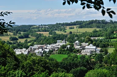 Vista de Cassuéjouls - Crédito de la foto A. Méravilles