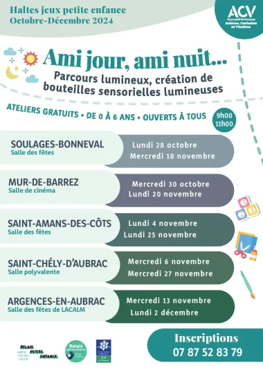 Ateliers Ami jour, ami nuit…