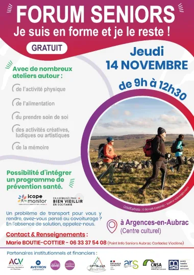 Forum séniors – Je suis en forme et je le reste ! – Argences-en-Aubrac