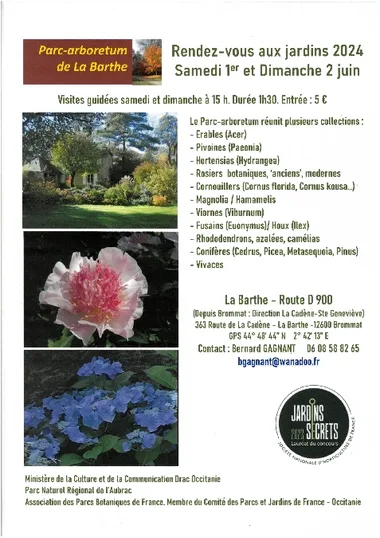 Meet at the Gardens at the Parc-Arboretum of La Barthe