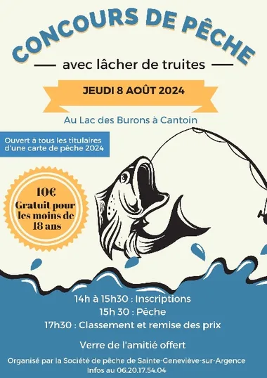 Concours de pêche à Cantoin