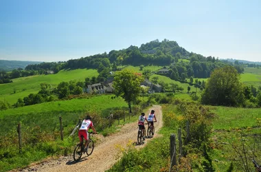 Mountain bike Carladez: collegamento Thérondels - Mur-de-Barrez