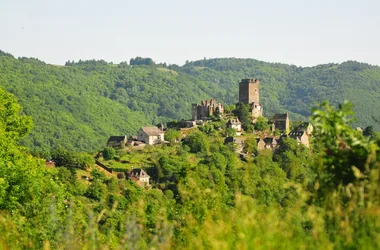 MTB Carladez: The peaks of the castle of Valon