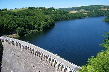 Belvedere van de Sarrans-dam