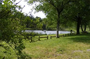 Picknickplaats aan het Sangayrac-meer