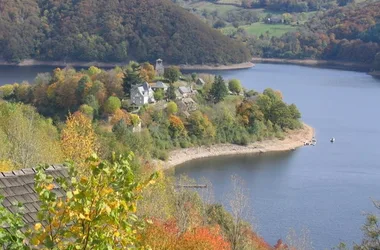 View of Laussac autumn