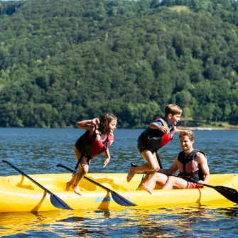 Canoës, pédalos, paddles : locations Camping la Source