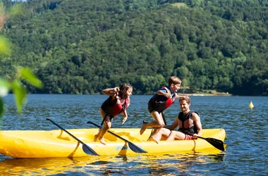 Canoës, pédalos, paddles : locations Camping la Source