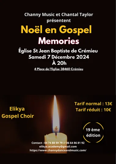 19e Noël en gospel à Crémieu