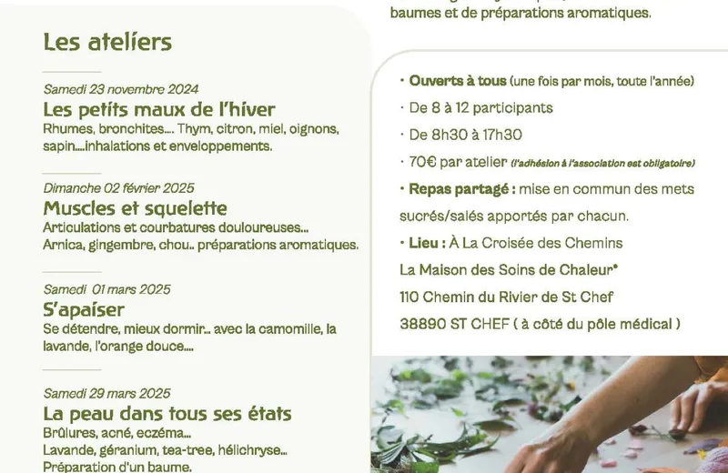 Se soigner au quotidien avec les plantes médicinales : atelier thématique